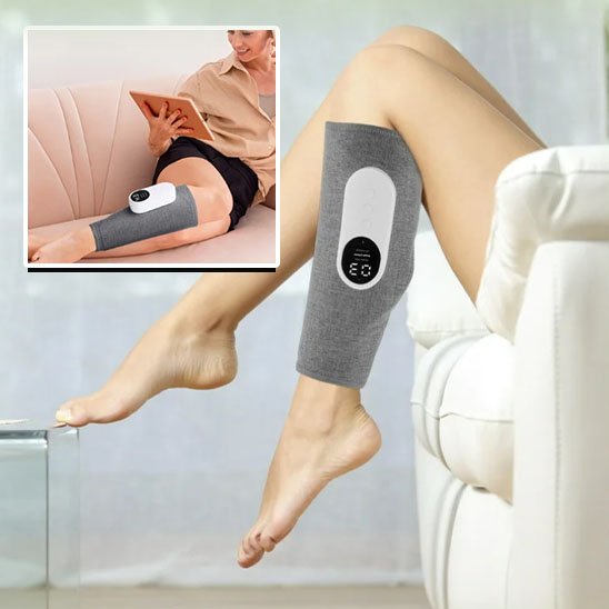 Appareil de massage au mollet assise sur le fauteuil