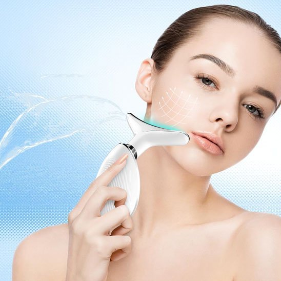 Appareil de massage visage zone de couverture