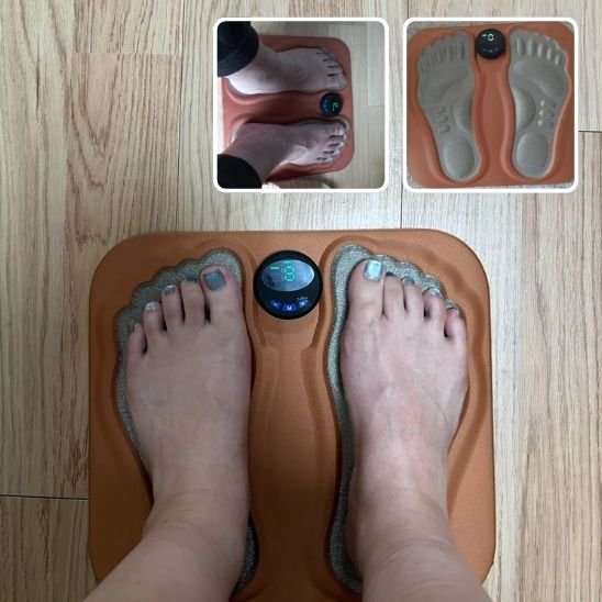 Appareil massage pieds homme incrustés