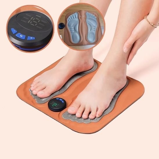 Appareil massage pieds incrustés avec pastilles démonstratives