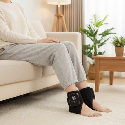 Appareil masseur pieds assise divan