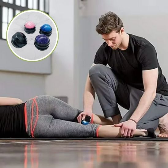 boule de massage jambe avec image du produit