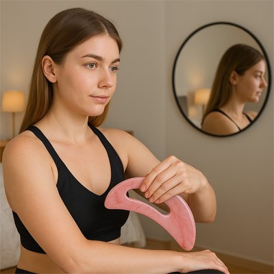 Gua sha bras
