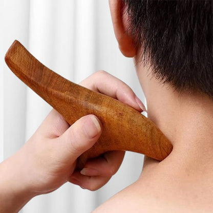 gua sha cou avec pointe