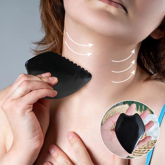 gua sha cou avec rayon