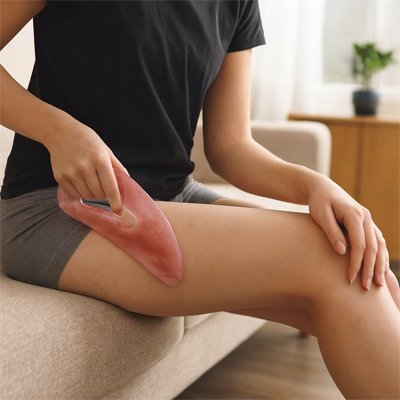 Gua sha extérieur cuisse