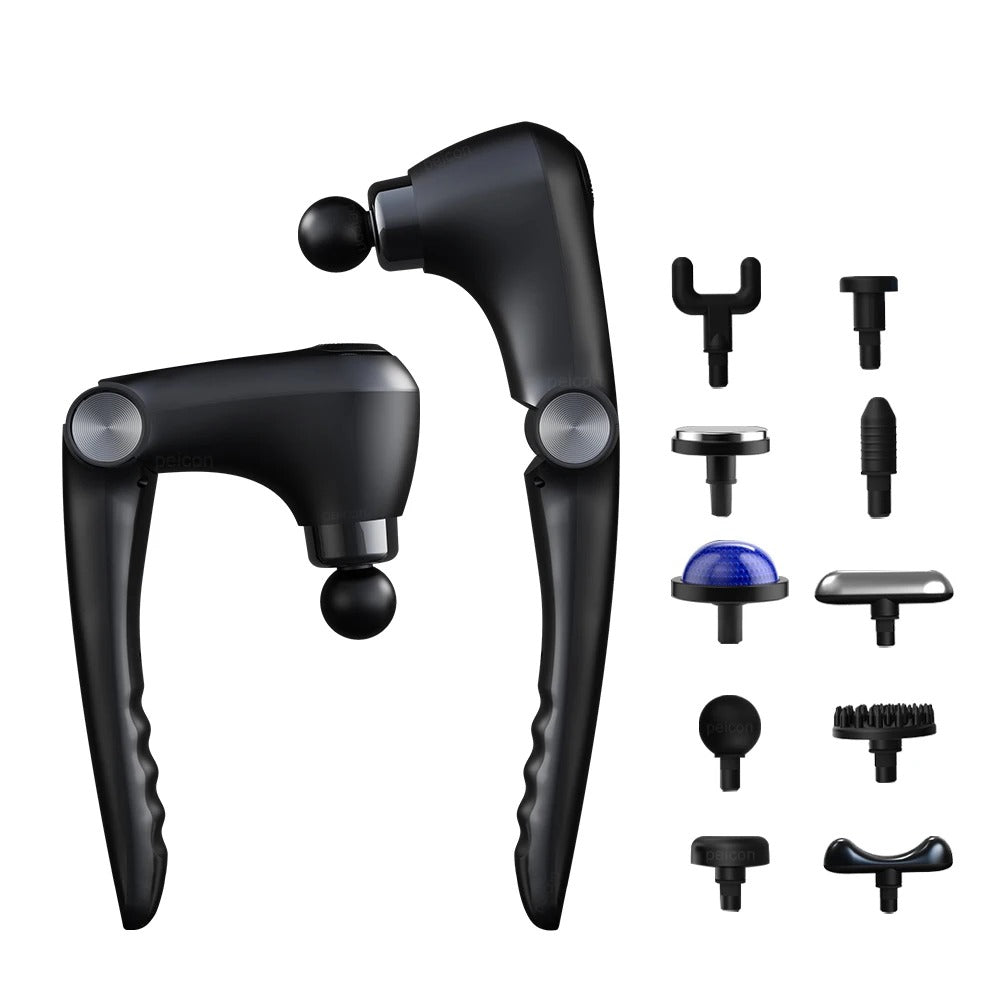 pistolet massage avec 10 têtes