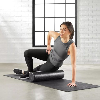 Rouleau de massage côté cuisse exercice