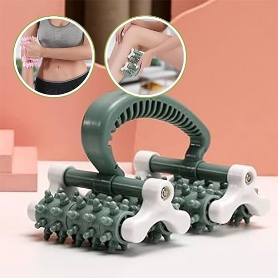 Rouleau de massage vert