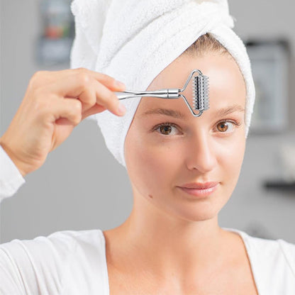 rouleau massage du front